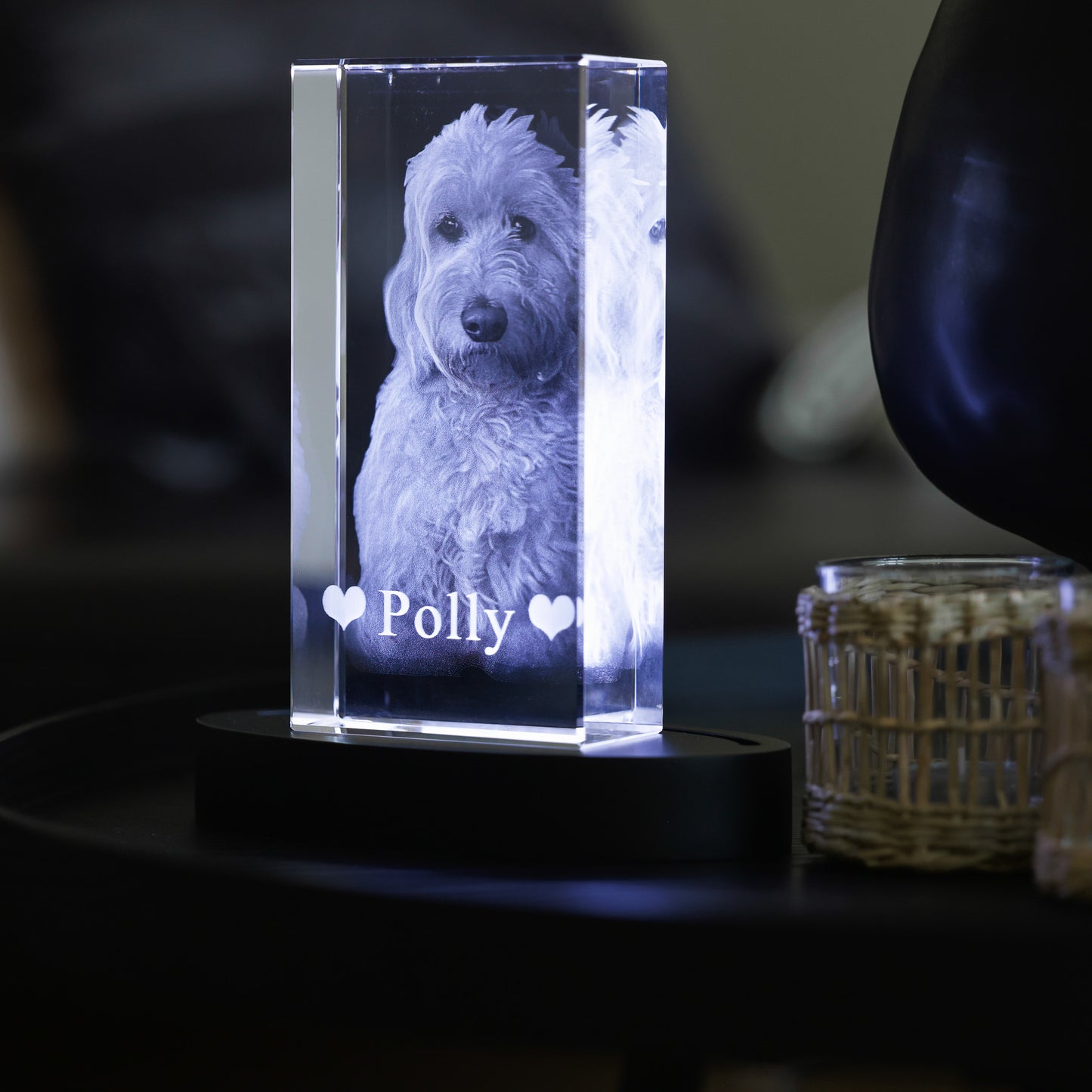 2D oder 3D Glasblock Foto als Portrait