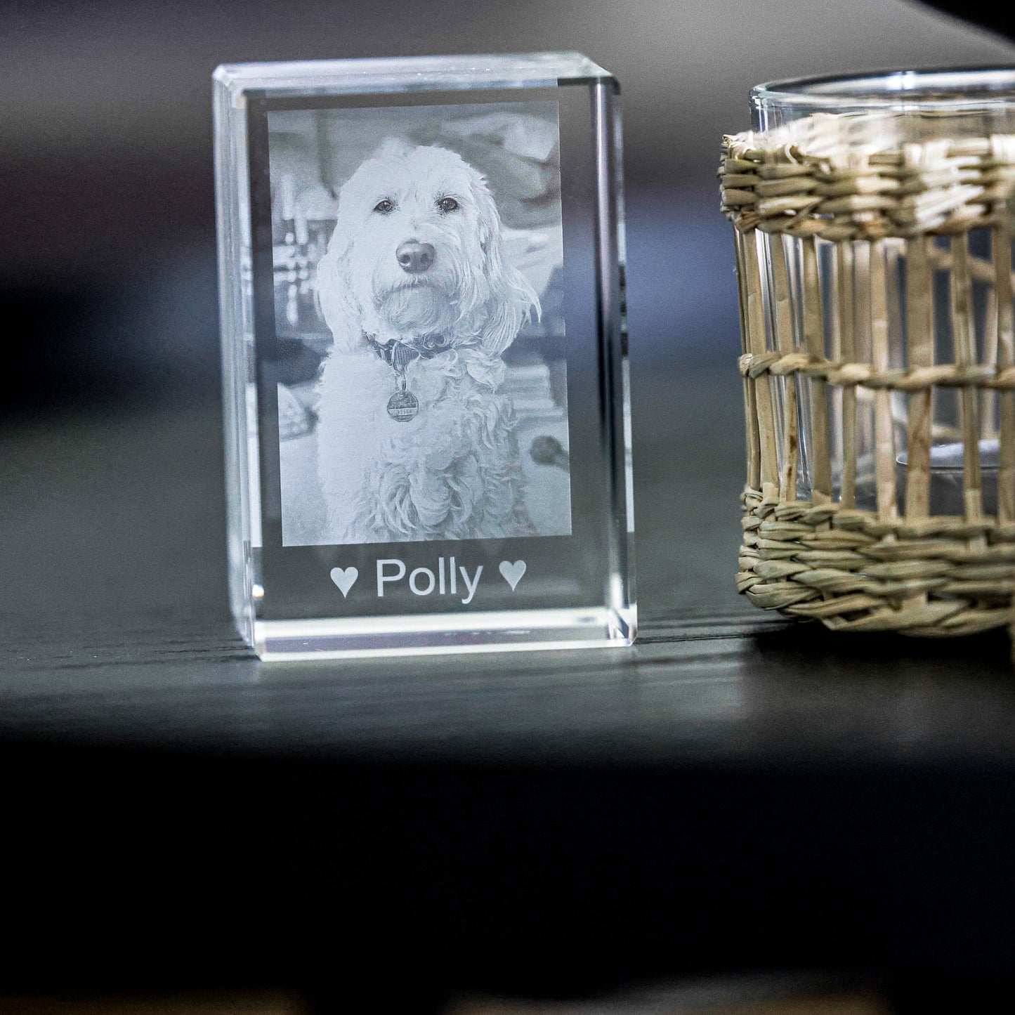 2D oder 3D Glasblock Foto als Portrait