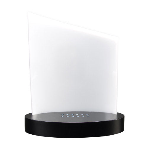 Clarisso LED Leuchtockel oval weiß