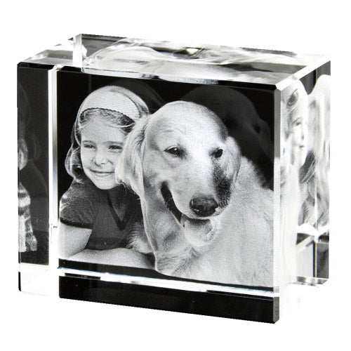 2D oder 3D Glasblock Foto als Portrait