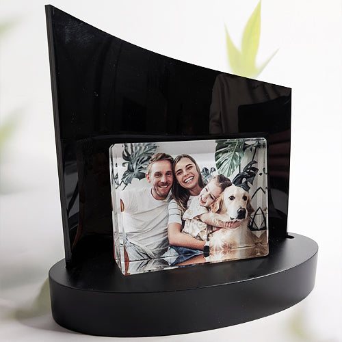 Foto auf Glasframe inkl. Clarisso® Sockel