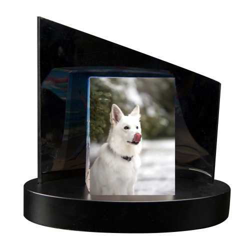 Foto auf Glasframe inkl. Clarisso® Sockel