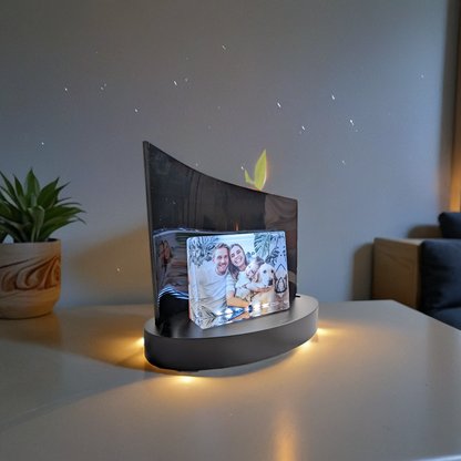 Foto auf Glasframe inkl. Clarisso® Sockel