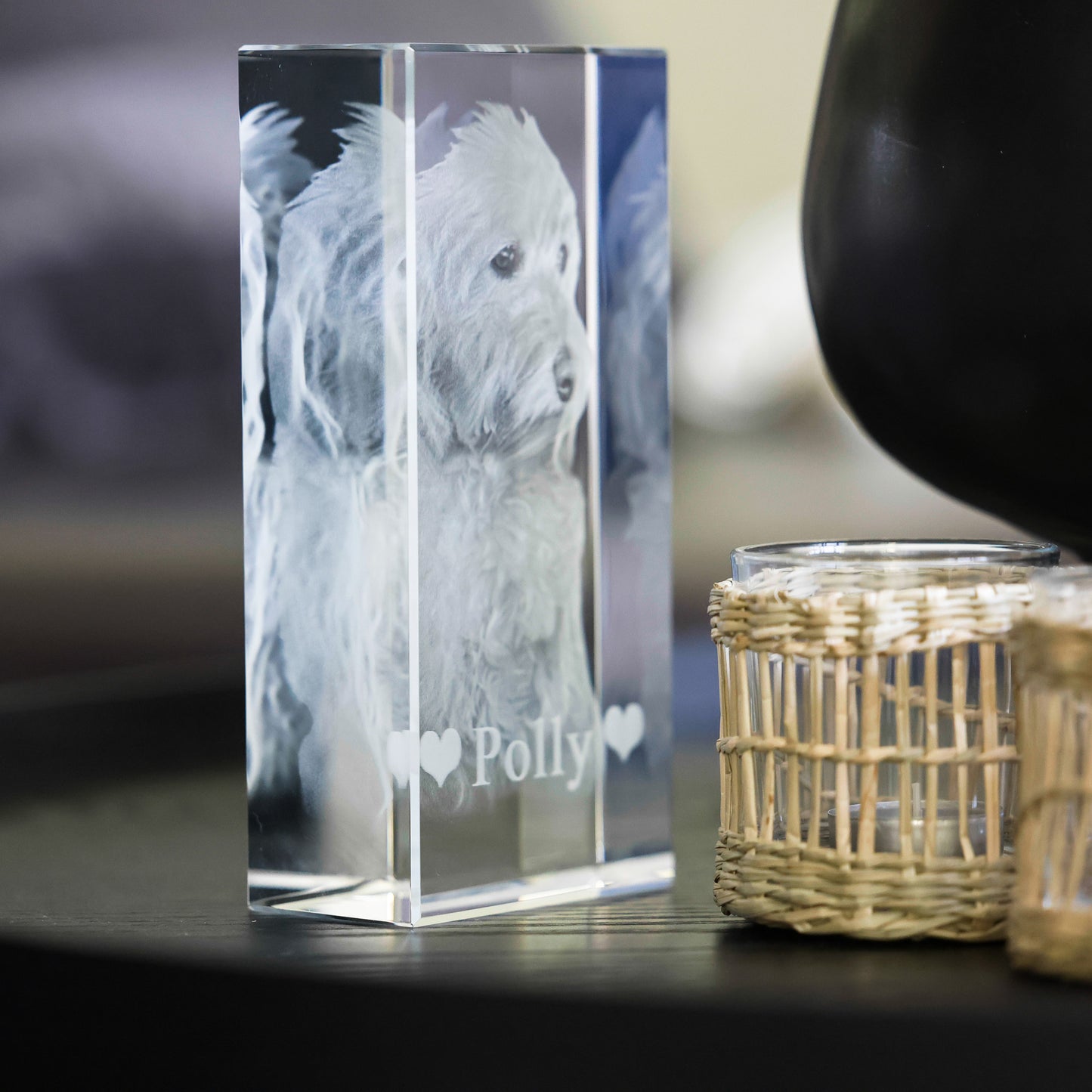 2D oder 3D Glasblock Foto als Portrait