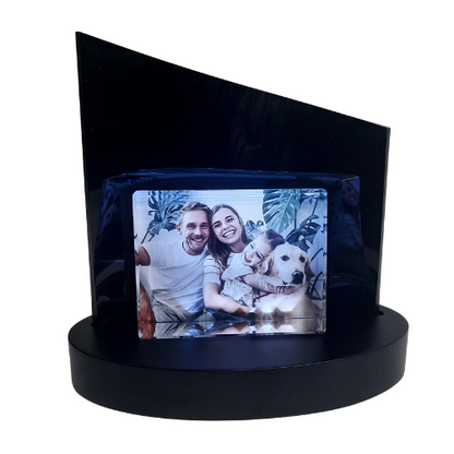 3D Glasfoto + Clarisso® LED Sockel