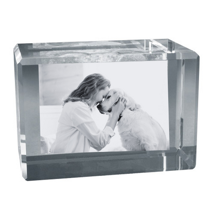 2D oder 3D Glasblock Foto als Portrait